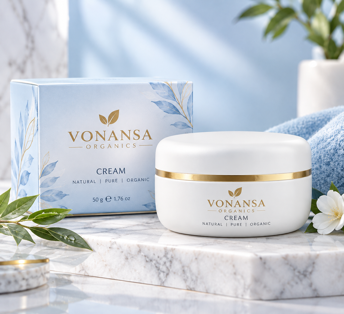 Vonansa Organics Brightening &amp; Glow Face Cream